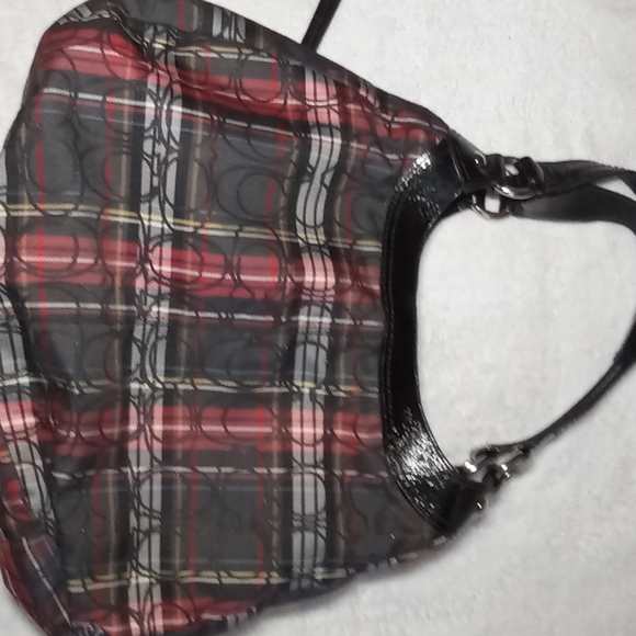 Coach black and red shoulder bag - Picture 2 of 7